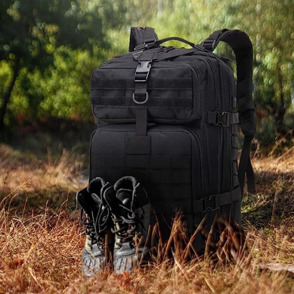 EMDMAK Military Tactical Backpack, Large Military Pack Army 3 Day Assault Pack Molle Bag Rucksack