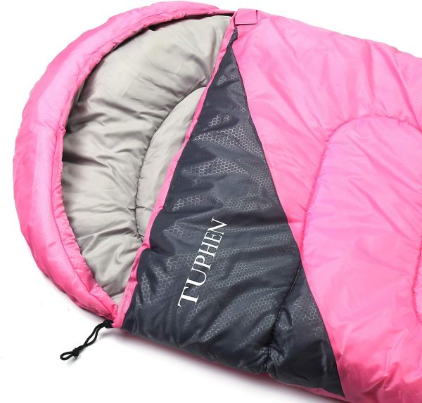Tuphen 4 Season Sleeping Bag - Cold/Warm Weather for Adults & Kids