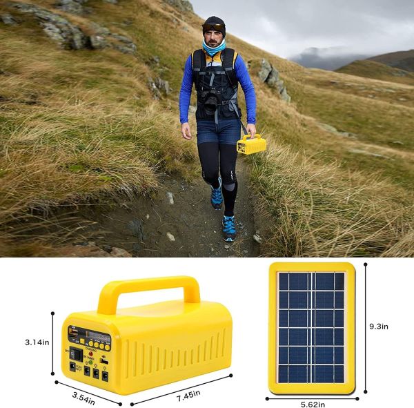 Soyond Portable Power Station with Solar Panel - Emergency Backup for Camping & Outdoors